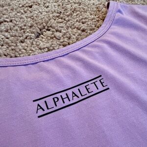 Alphalete Lavender Athletic Top
